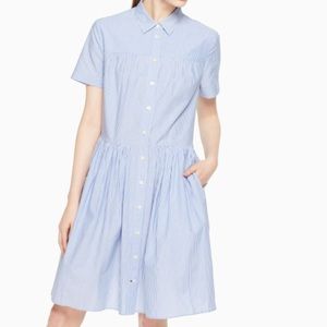Kate Spade Broome Street pinstriped dress
